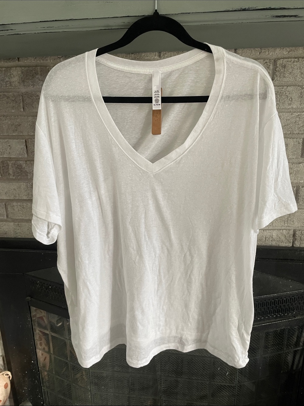 SKIMS Threadbare Cotton V-neck T-shirt